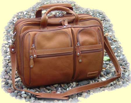 Leather Overnight Briefcase